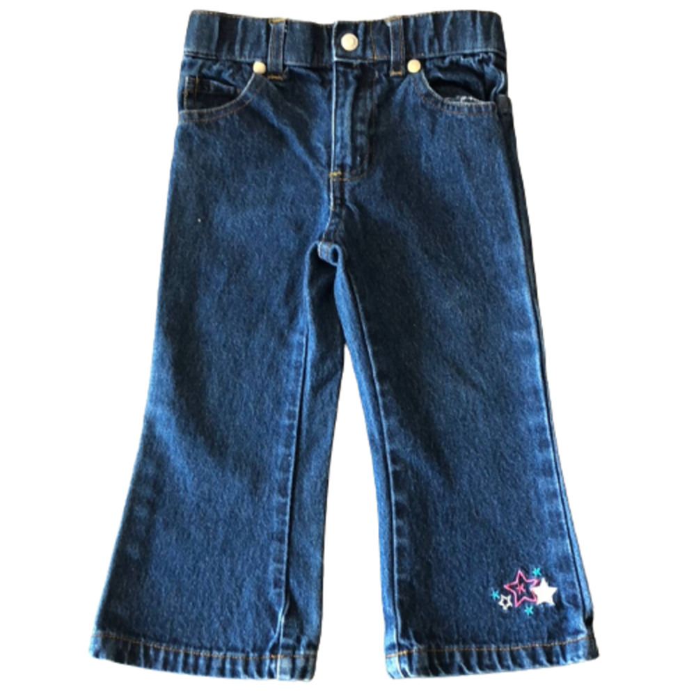 Embroidered Star Jeans